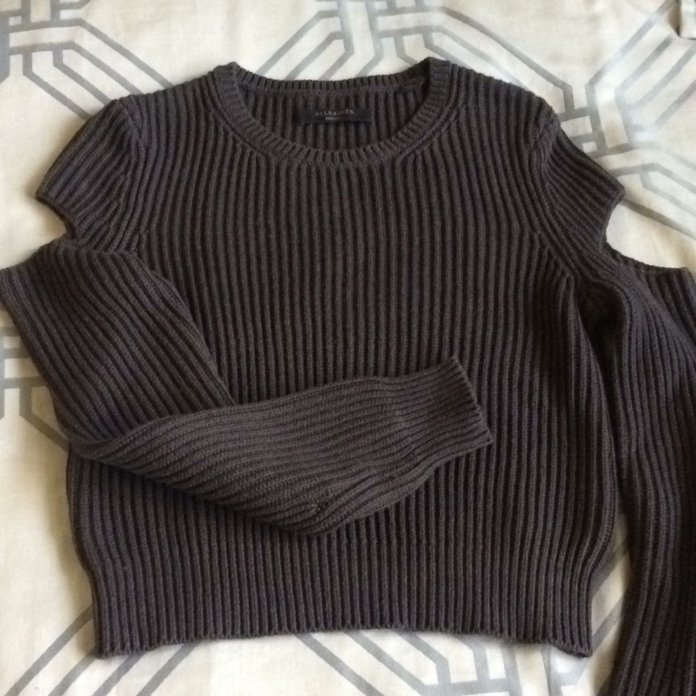All Saints Ria Cropped Sweater - Picture 3 of 6